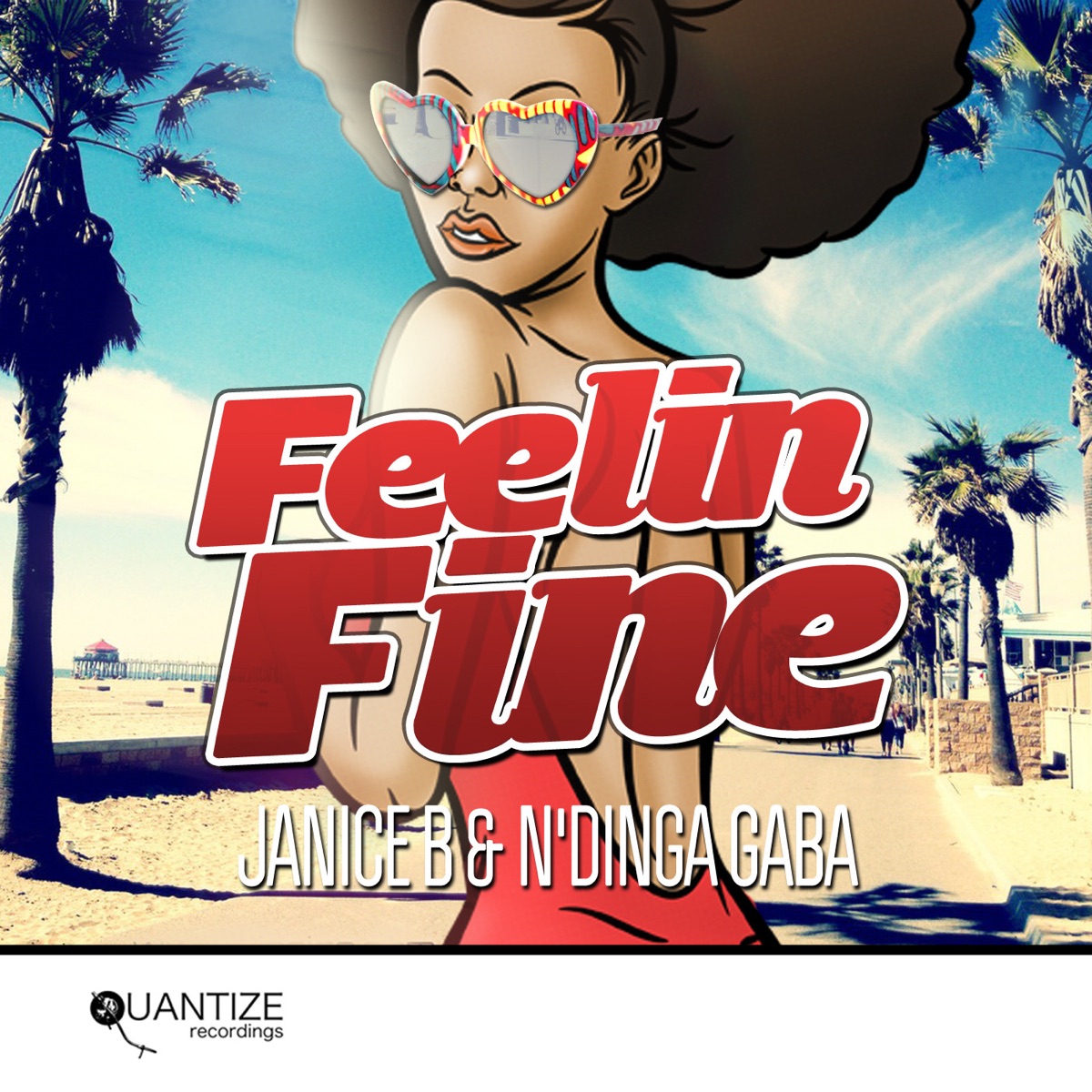 Feelin Fine - EP by Janice B & N'dinga Gaba album cover