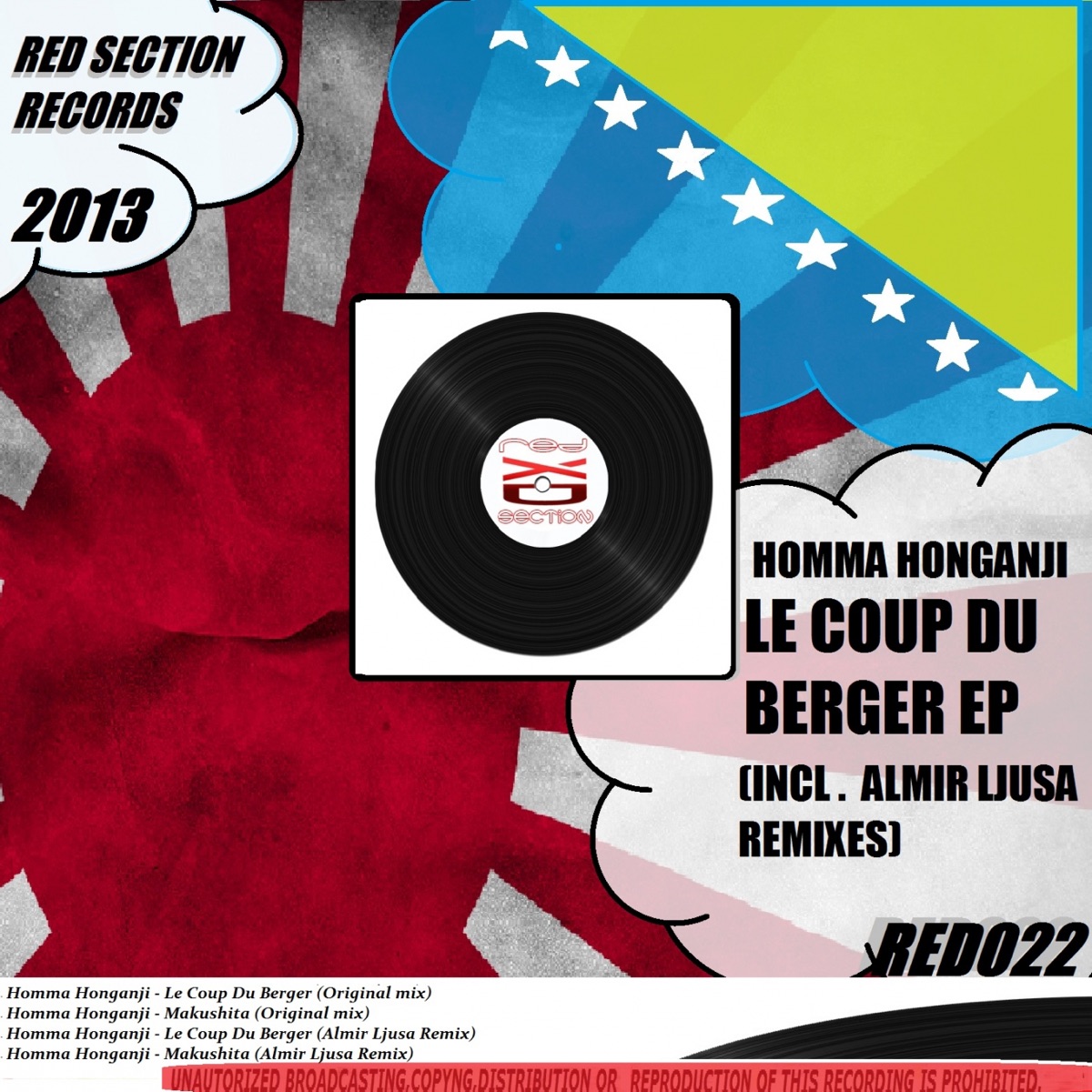 Le Coup Du Berger - EP by Homma Honganji album cover