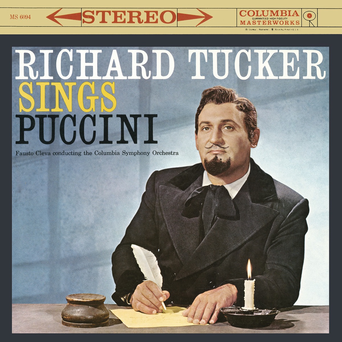 Richard Tucker Sings Puccini by Richard Tucker, Columbia Symphony Orchestra & Fausto Cleva album cover