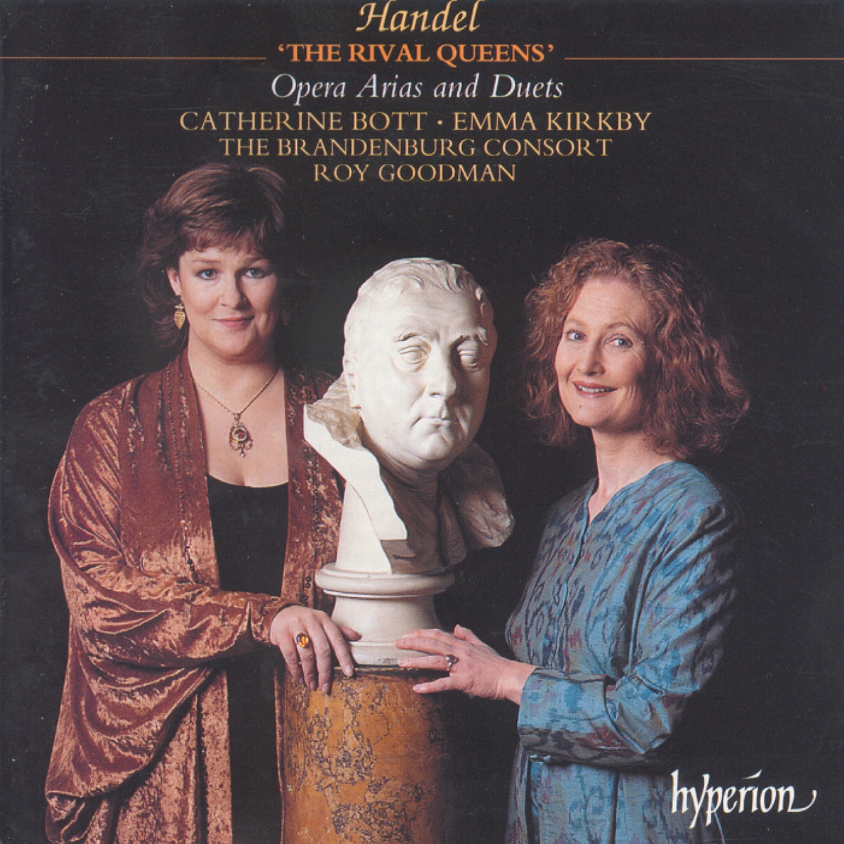 Handel: The Rival Queens by Catherine Bott, Dame Emma Kirkby & The Brandenburg Consort album cover