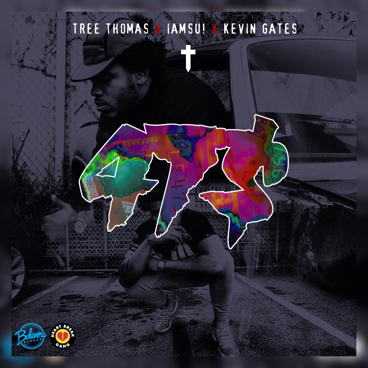 4T$ (feat. Kevin Gates, Iamsu!) - Single (Radio Edit) by Kevin Gates, Iamsu! & Tree Thomas album cover