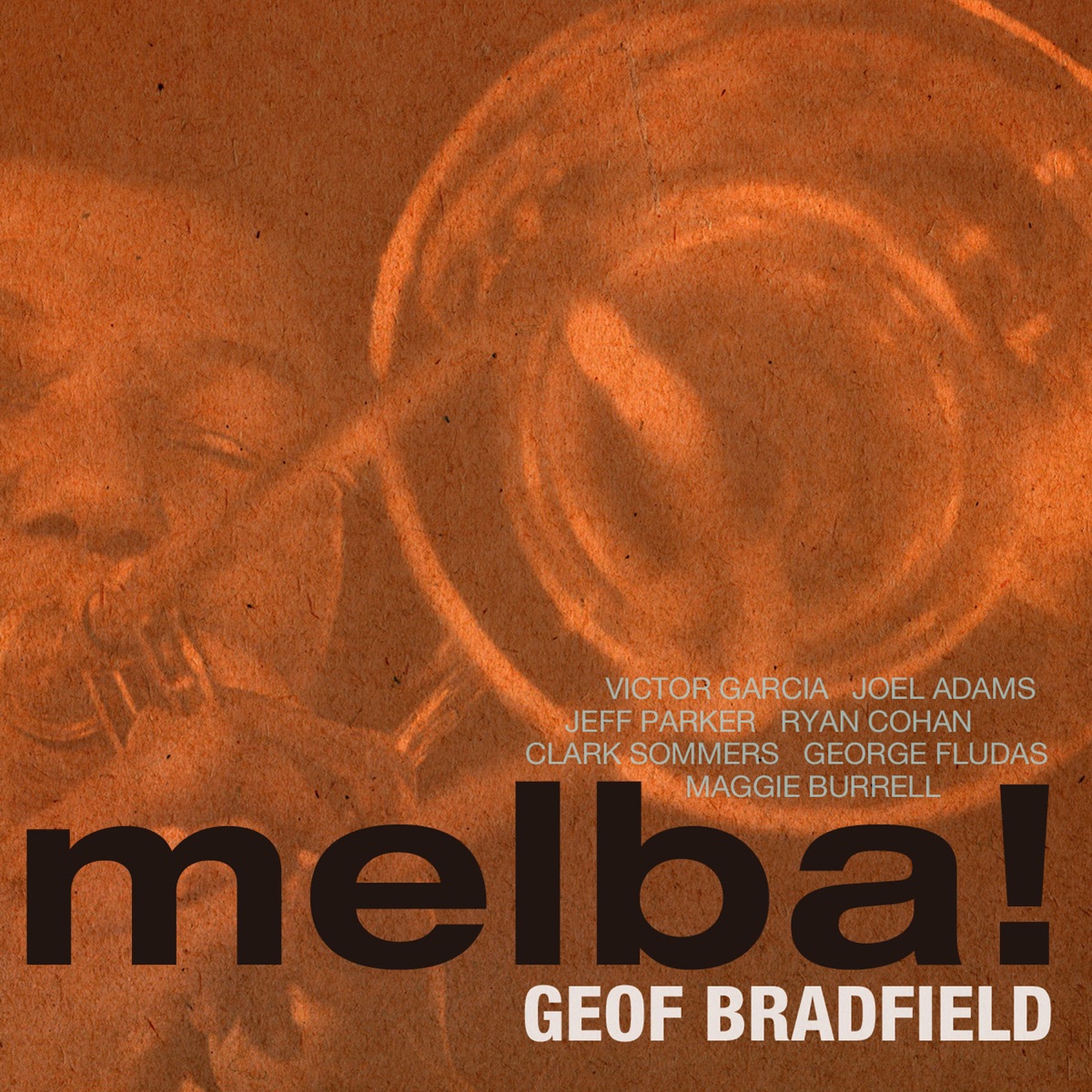 Melba! (feat. Victor García, Joel Adams, Jeff Parker, Ryan Cohan, Clark Sommers, George Fludas & Maggie Burrell) by Geof Bradfield album cover