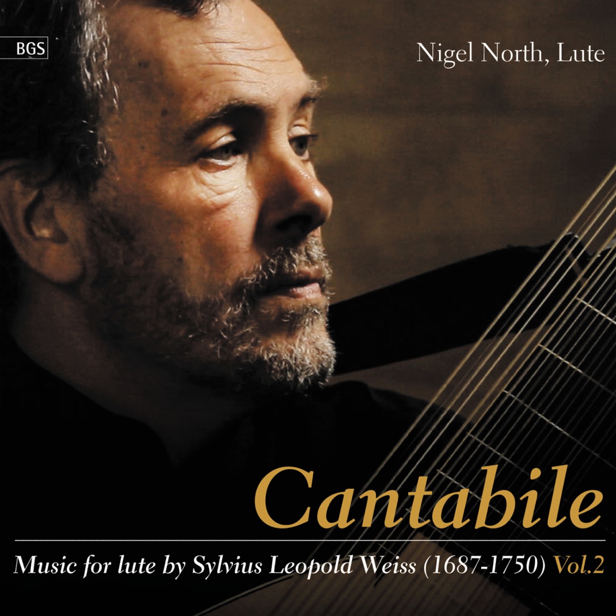 Cantabile: Music for the Lute by Sylvius Leopold Weiss, Vol. 2 by Nigel North album cover