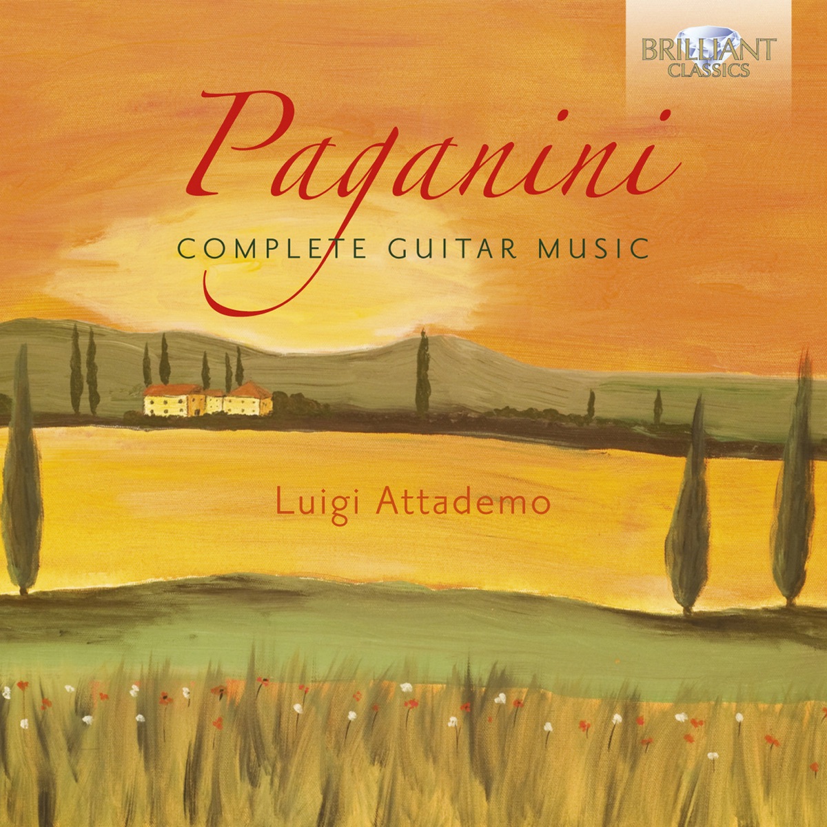 Paganini: Complete Guitar Music by Luigi Attademo album cover