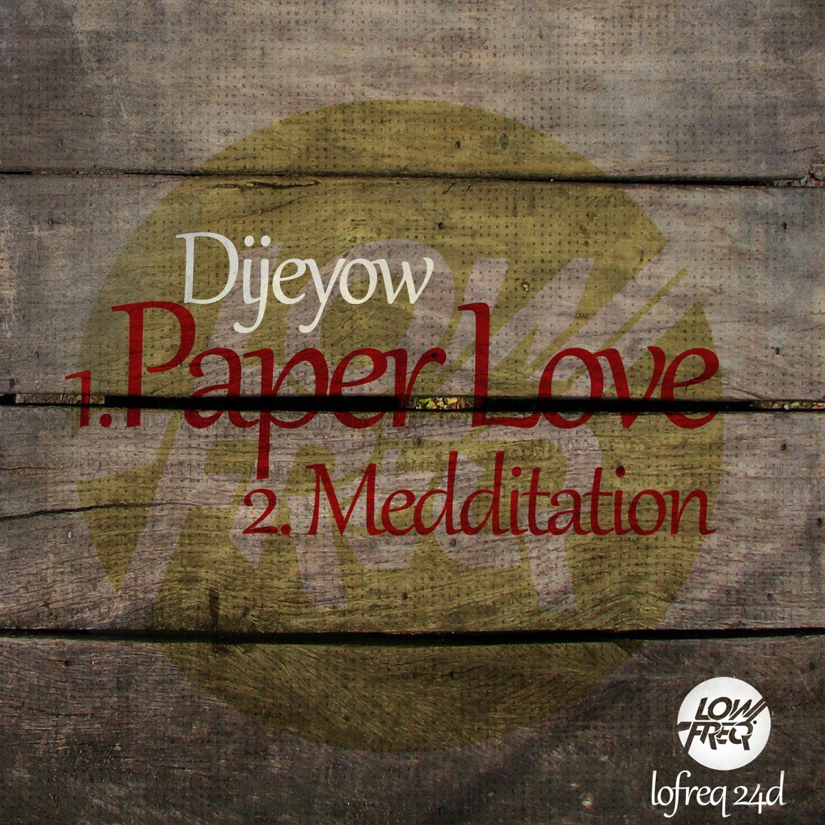 Paper Love - Single by Dijeyow album cover