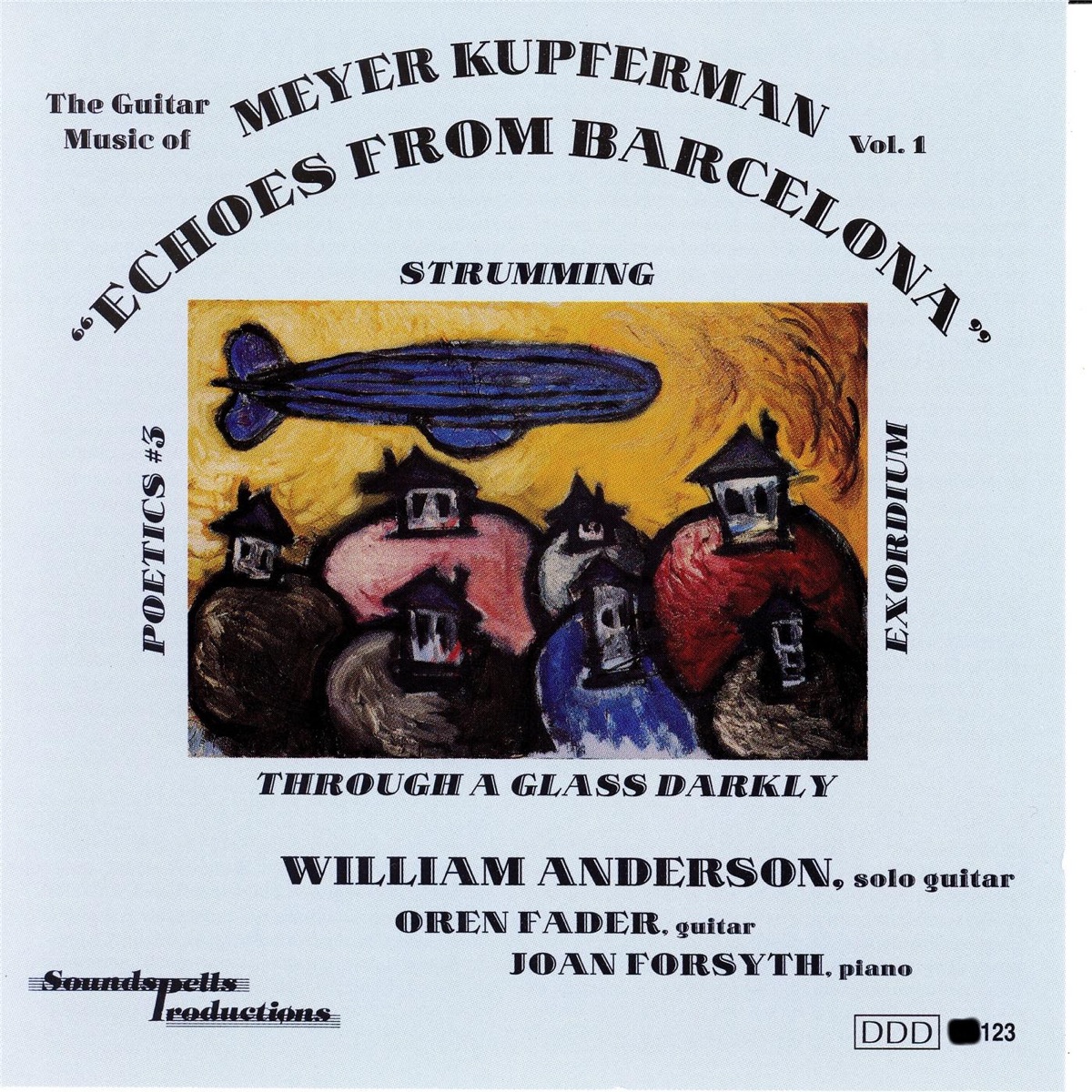 Guitar Music, Vol. 1 by William Anderson, Oren Fader & Joan Forsyth album cover
