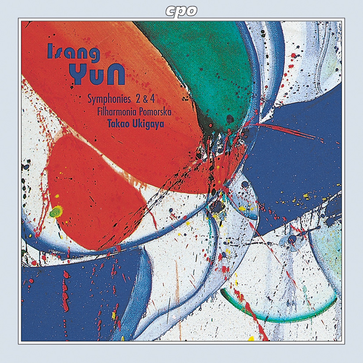 Yun: Symphonies Nos. 2 and 4 by Takao Ukigaya album cover