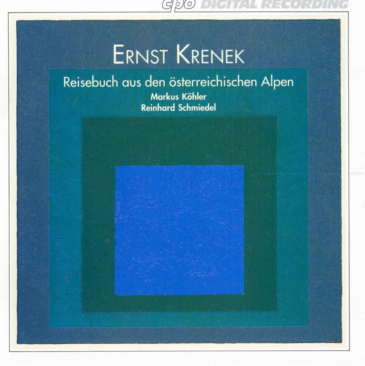 Krenek: Reisebuch aus den osterreichischen Alpen, Op. 62 by Markus Kohler album cover
