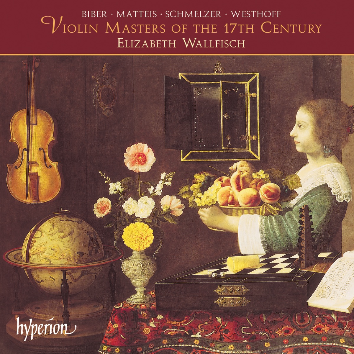 Violin Masters of the 17th Century by Elizabeth Wallfisch album cover