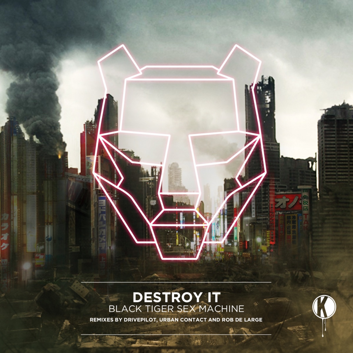 Destroy It - EP by Black Tiger Sex Machine album cover