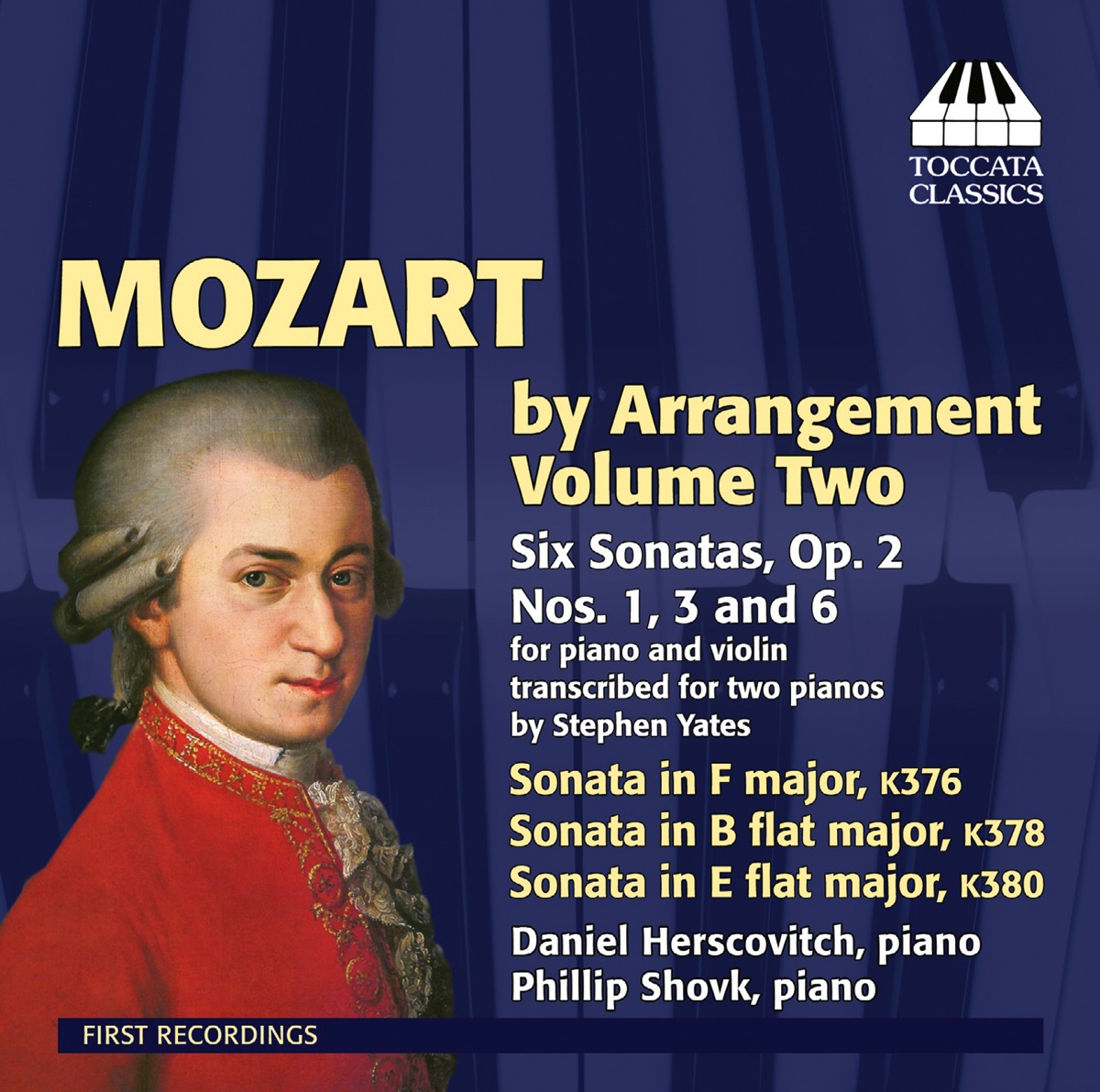 Mozart by Arrangement, Vol. 2 by Daniel Herscovitch & Phillip Shovk album cover