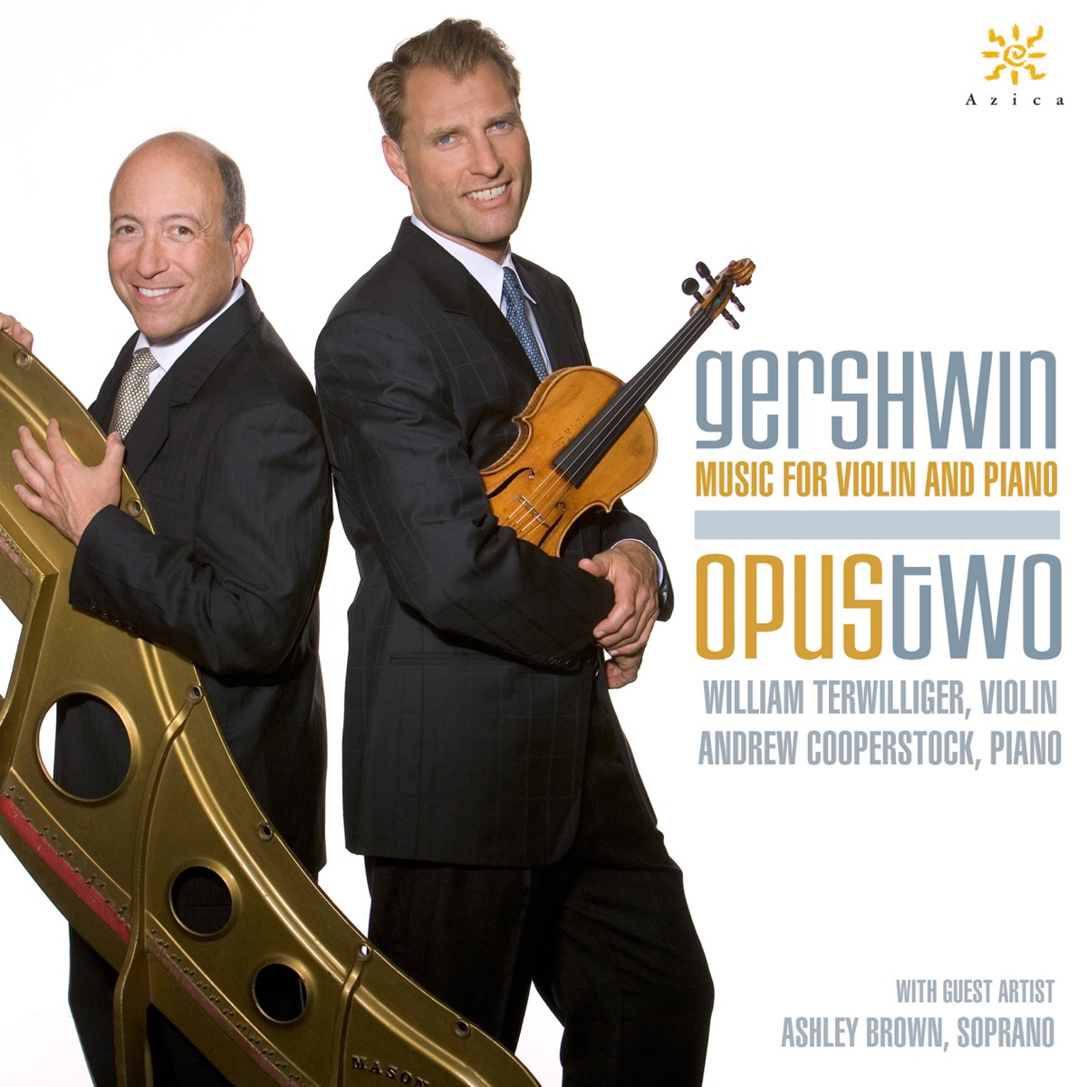 Gershwin: Music for Violin & Piano by Ashley Brown & Opus Two album cover