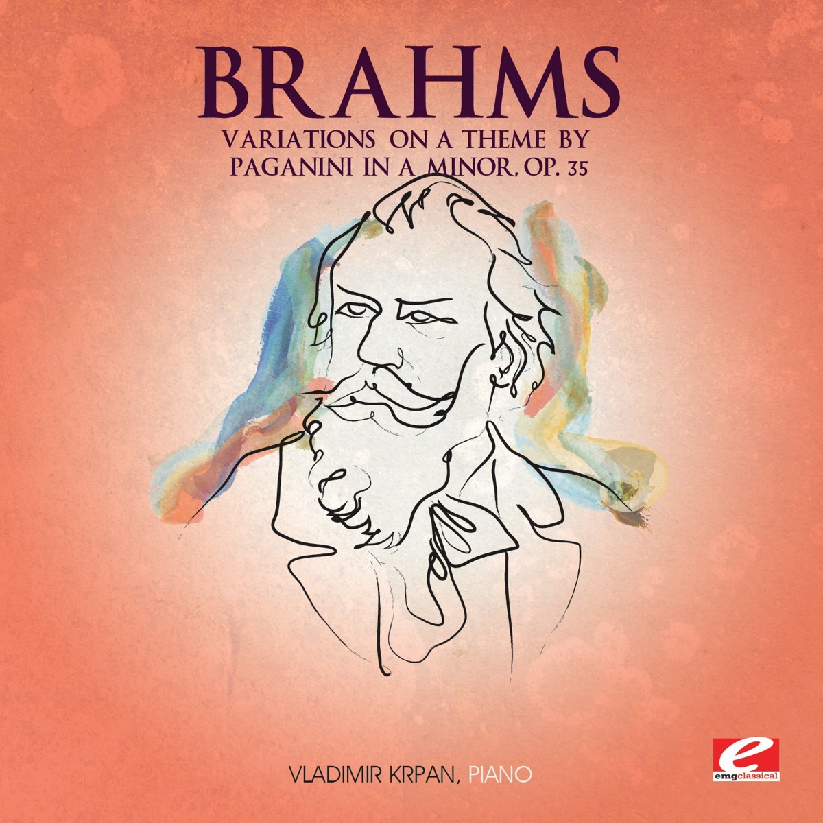 Variations on a Theme by Paganini in A Minor, Op. 35 - EP by Vladimir Krpan album cover