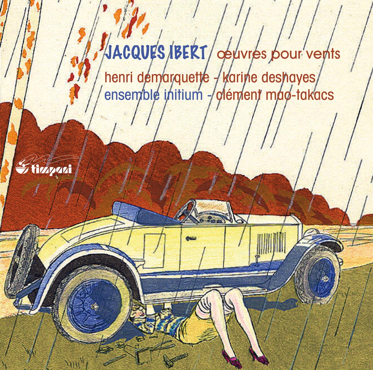Ibert: Oeuvres pour vents by Henri Demarquette, Karine Deshayes, Ensemble Initium & Clement Mao-Takacs album cover