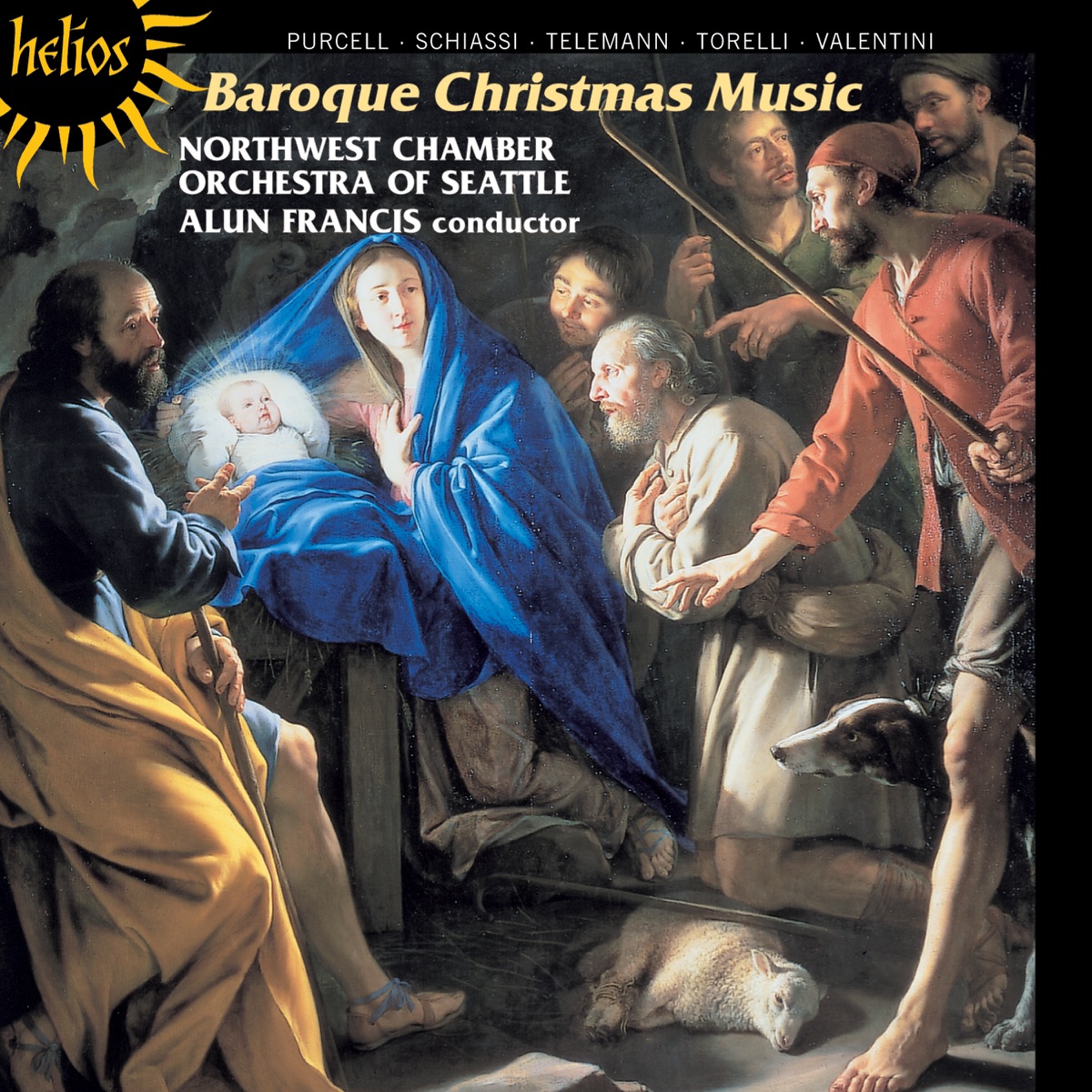 Baroque Christmas Music by Northwest Chamber Orchestra of Seattle & Alun Francis album cover