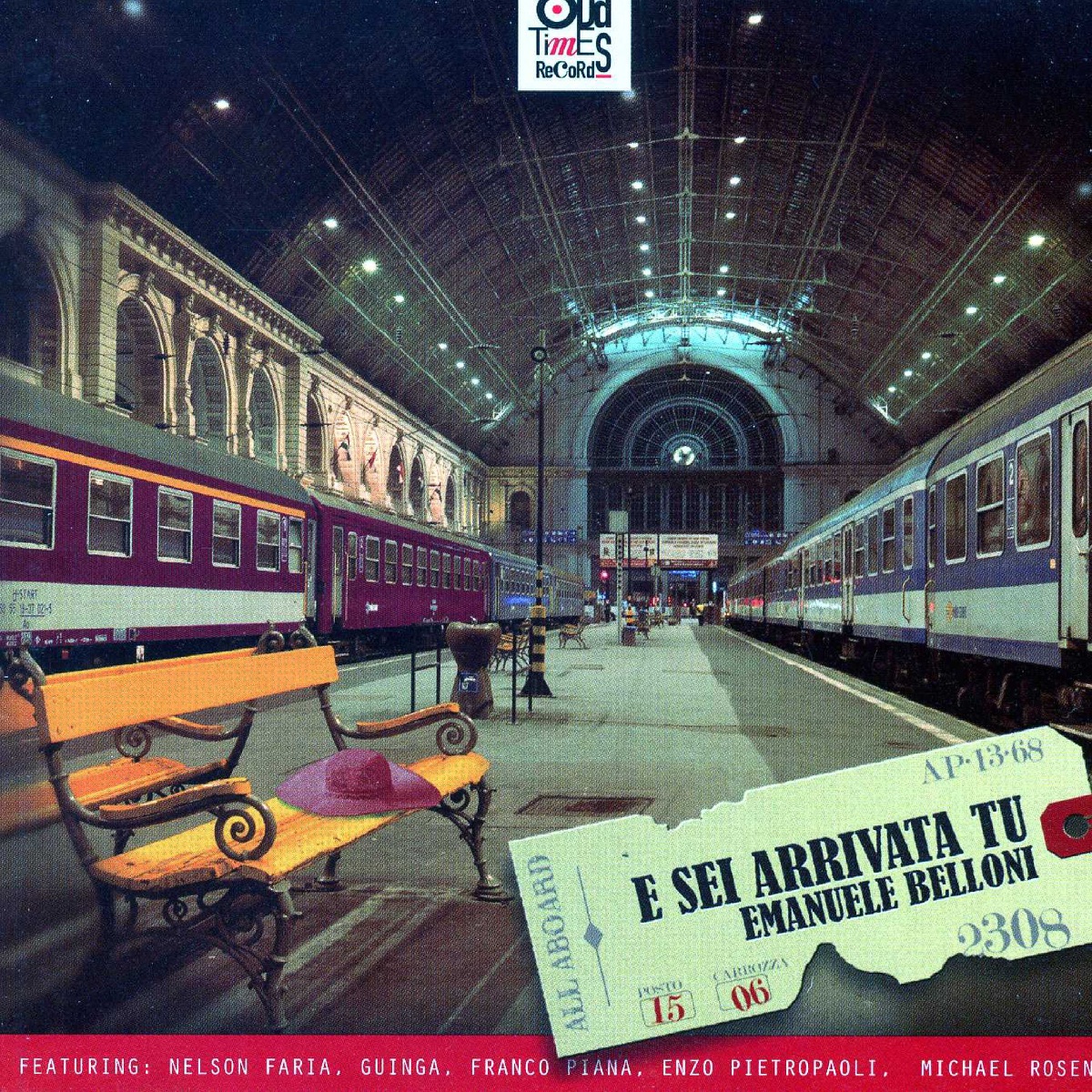 E sei arrivata tu (feat. Nelson Faria, Guinga, Franco Piana, Enzo Pietropaoli & Michael Rosen) by Emanuele Belloni album cover