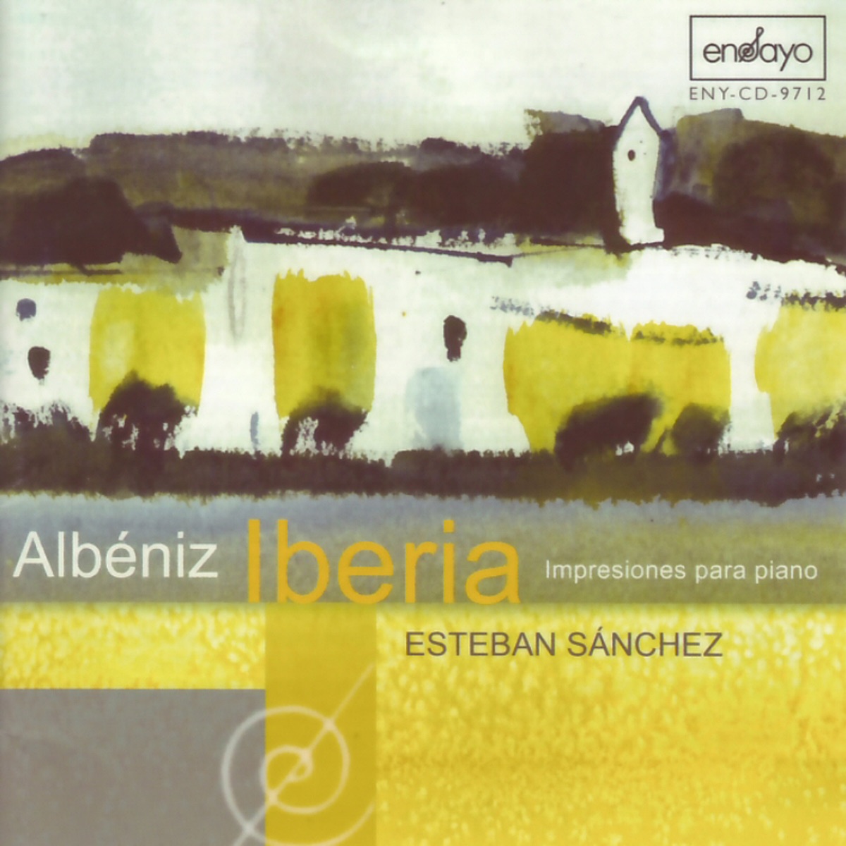 Albeniz: Iberia by Esteban Sánchez album cover