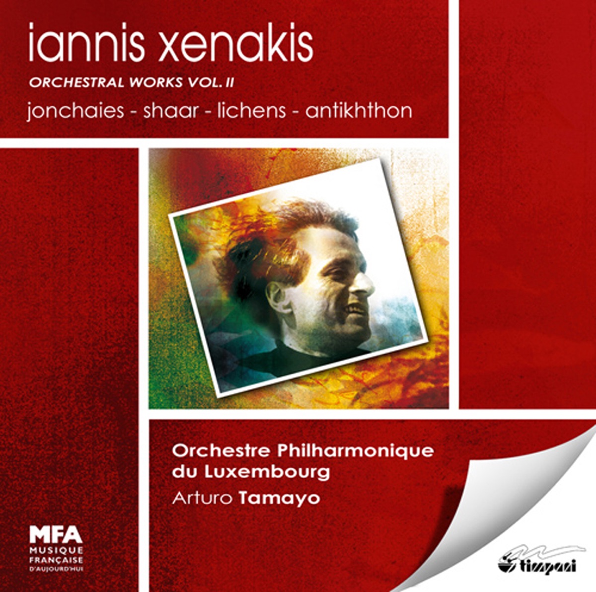 Xenakis, I.: Orchestral Works, Vol. 2 - Jonchaies - Shaar - Lichens - Antikhthon by Luxembourg Philharmonic Orchestra & Arturo Tamayo album cover