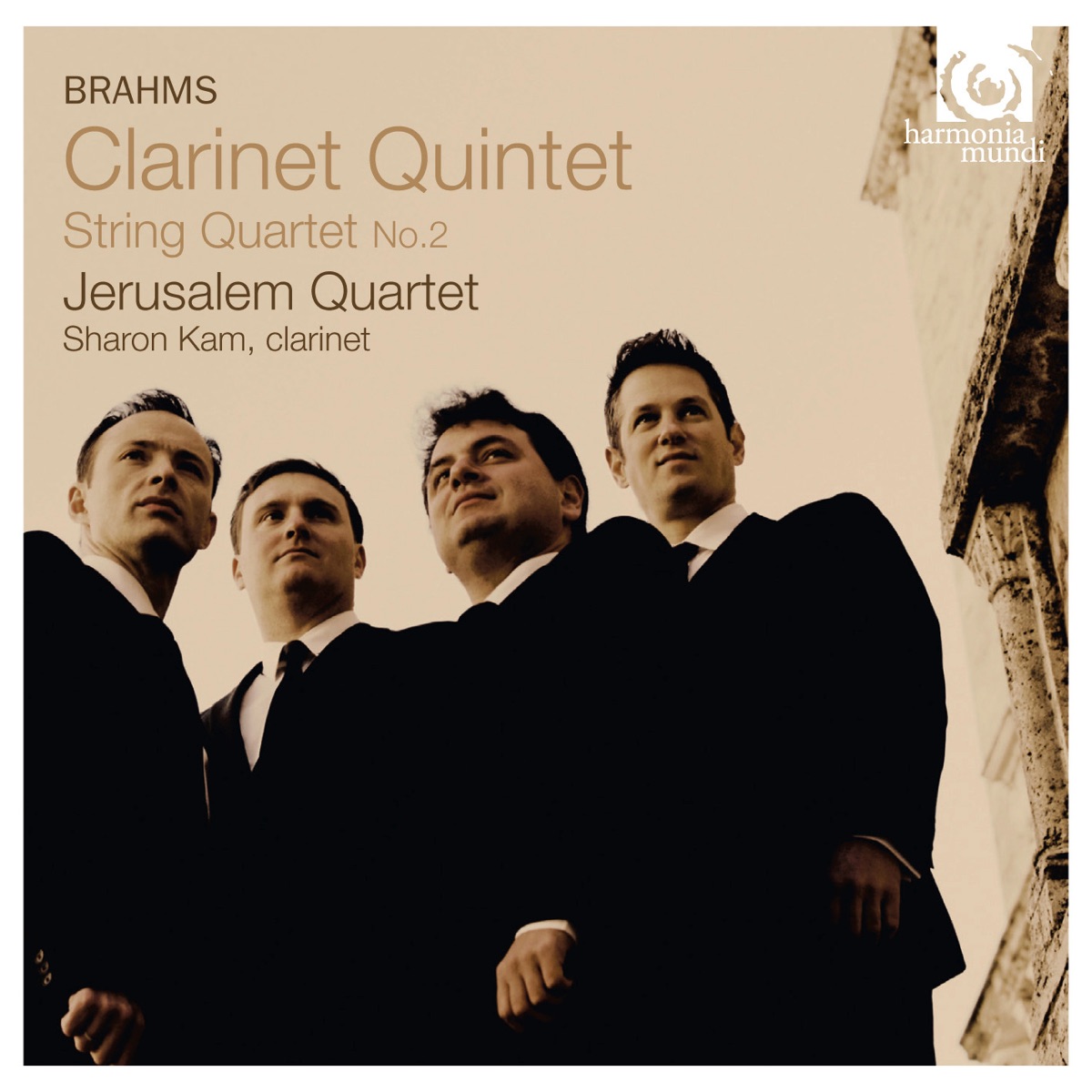 Brahms: Clarinet Quintet by Jerusalem Quartet & Sharon Kam album cover