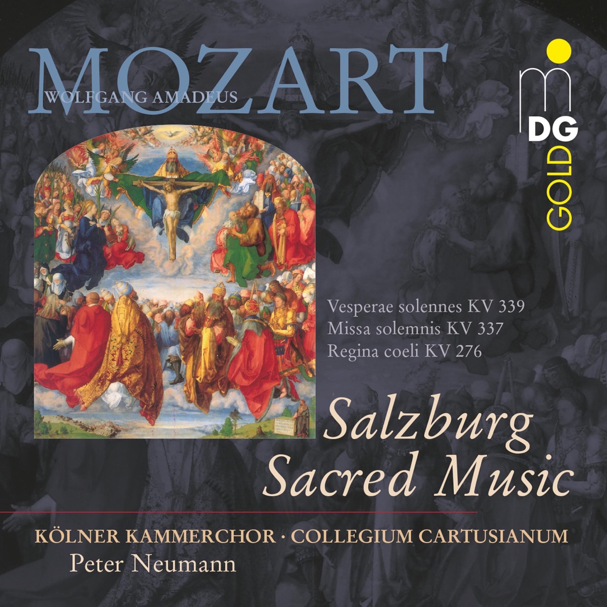 Mozart: Salzburg Sacred Music by Cologne Chamber Choir, Collegium Cartusianum & Peter Neumann album cover