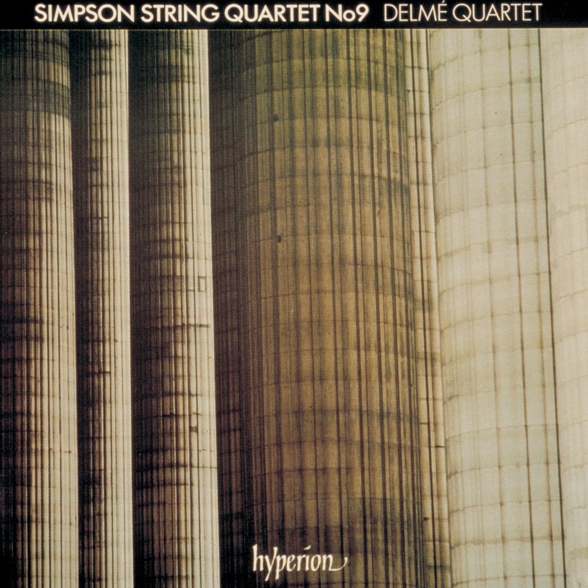 Simpson: String Quartet No. 9 by Delmé Quartet album cover