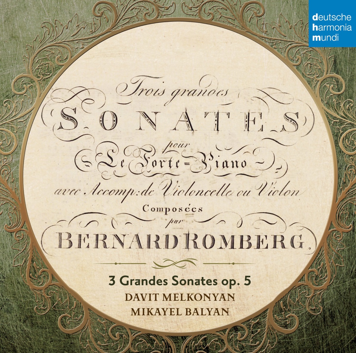 B. Romberg: Sonaten für Hammerklavier und Cello op. 5 by Davit Melkonyan & Mikayel Balyan album cover
