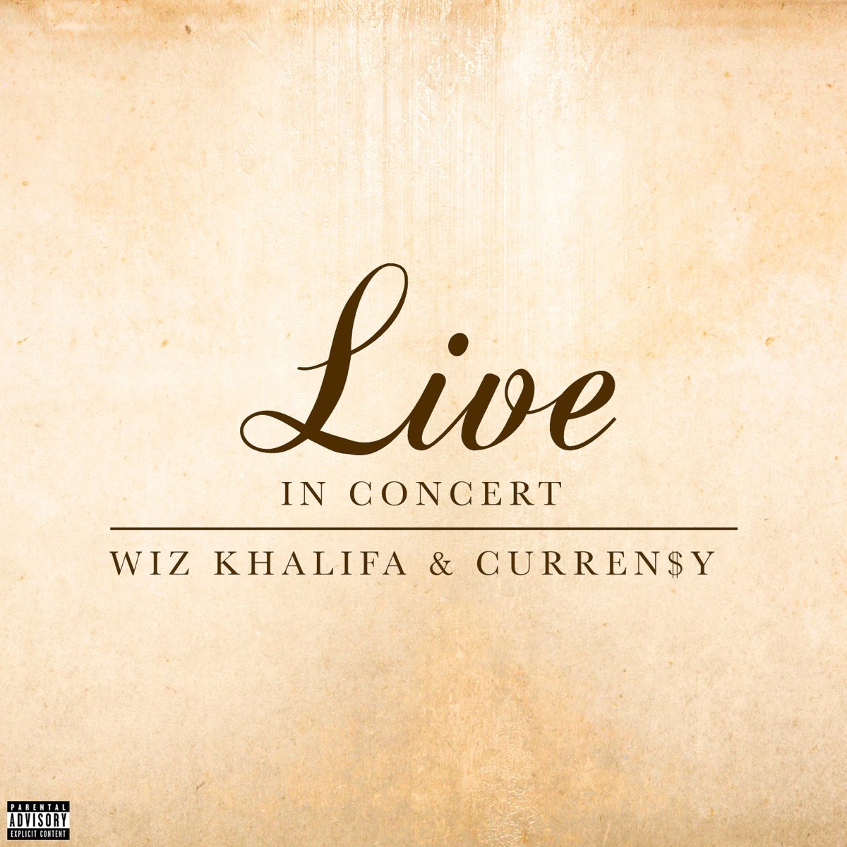 Live In Concert - EP by Wiz Khalifa & Curren$y album cover