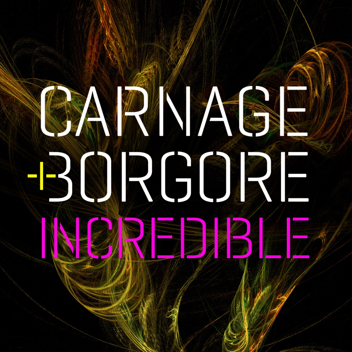 Incredible - Single by Carnage & Borgore album cover