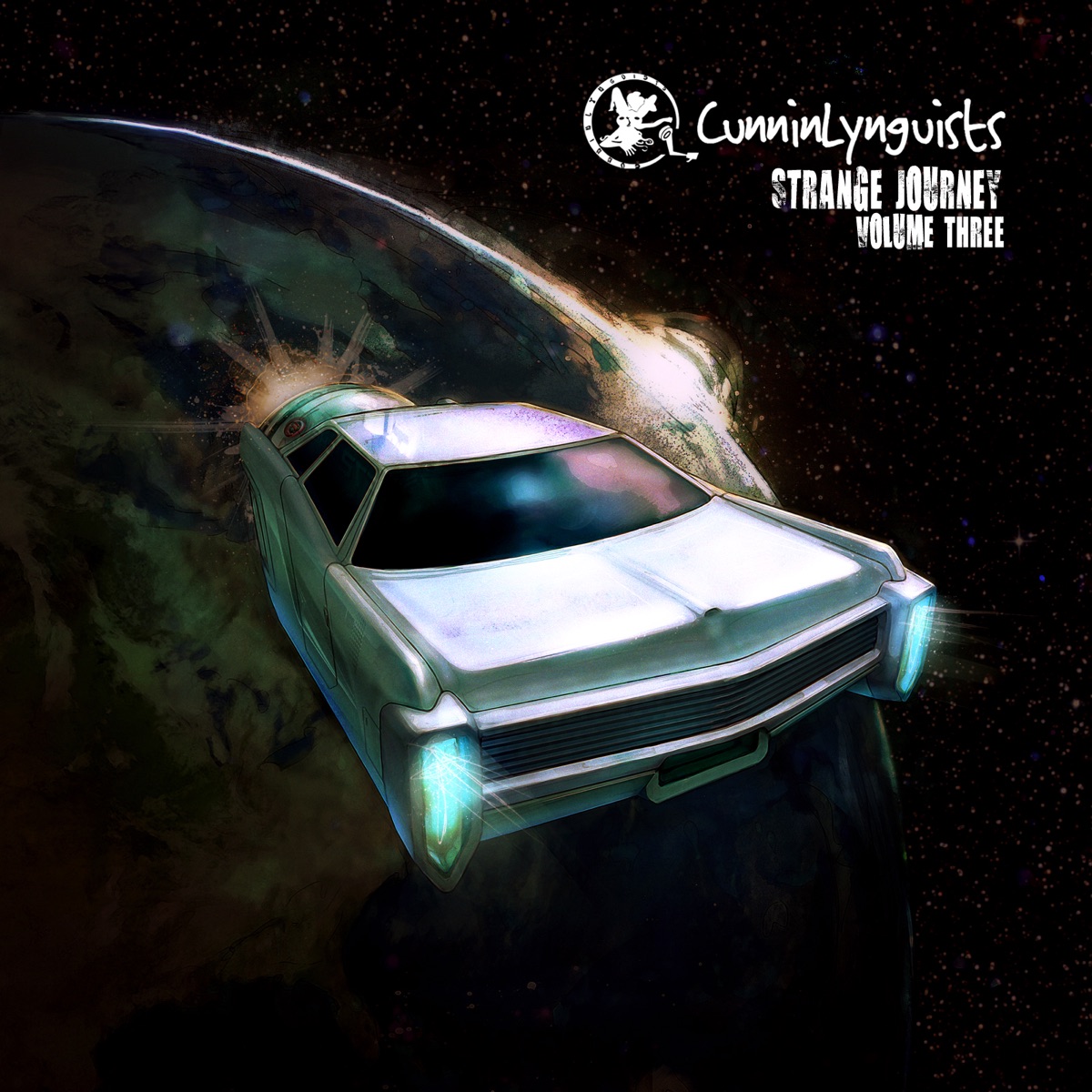 Strange Journey Volume Three by Cunninlynguists album cover