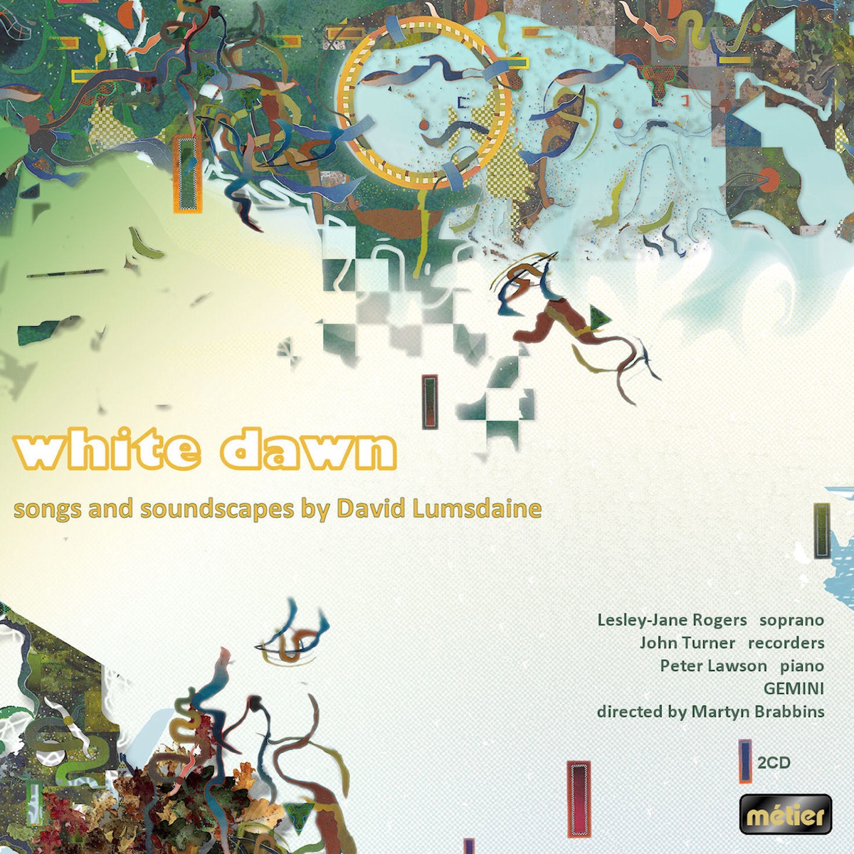 White Dawn: Songs and Soundscapes by David Lumsdaine by Gemini, Martyn Brabbins, Lesley-Jane Rogers, Peter Lawson, John Turner & Jonathan Price album cover