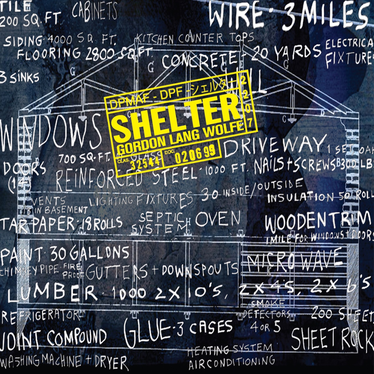 Gordon, Lang & Wolfe: Shelter by Ensemble Signal, Brad Lubman, Martha Cluver, Mellissa Hughes & Caroline Shaw album cover