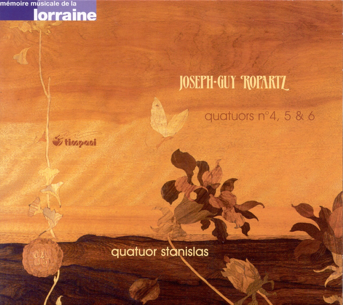 Ropartz, J.-G.: String Quartets Nos. 4-6 by Stanislas Quartet album cover