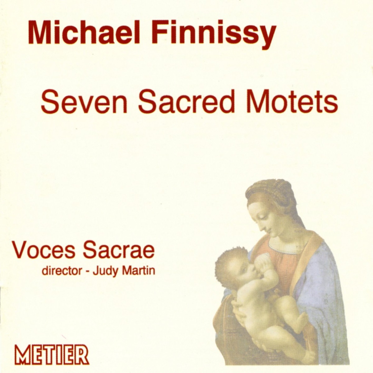 Finnissy, M.: 7 Sacred Motets by Judy Martin & Voces Sacrae album cover