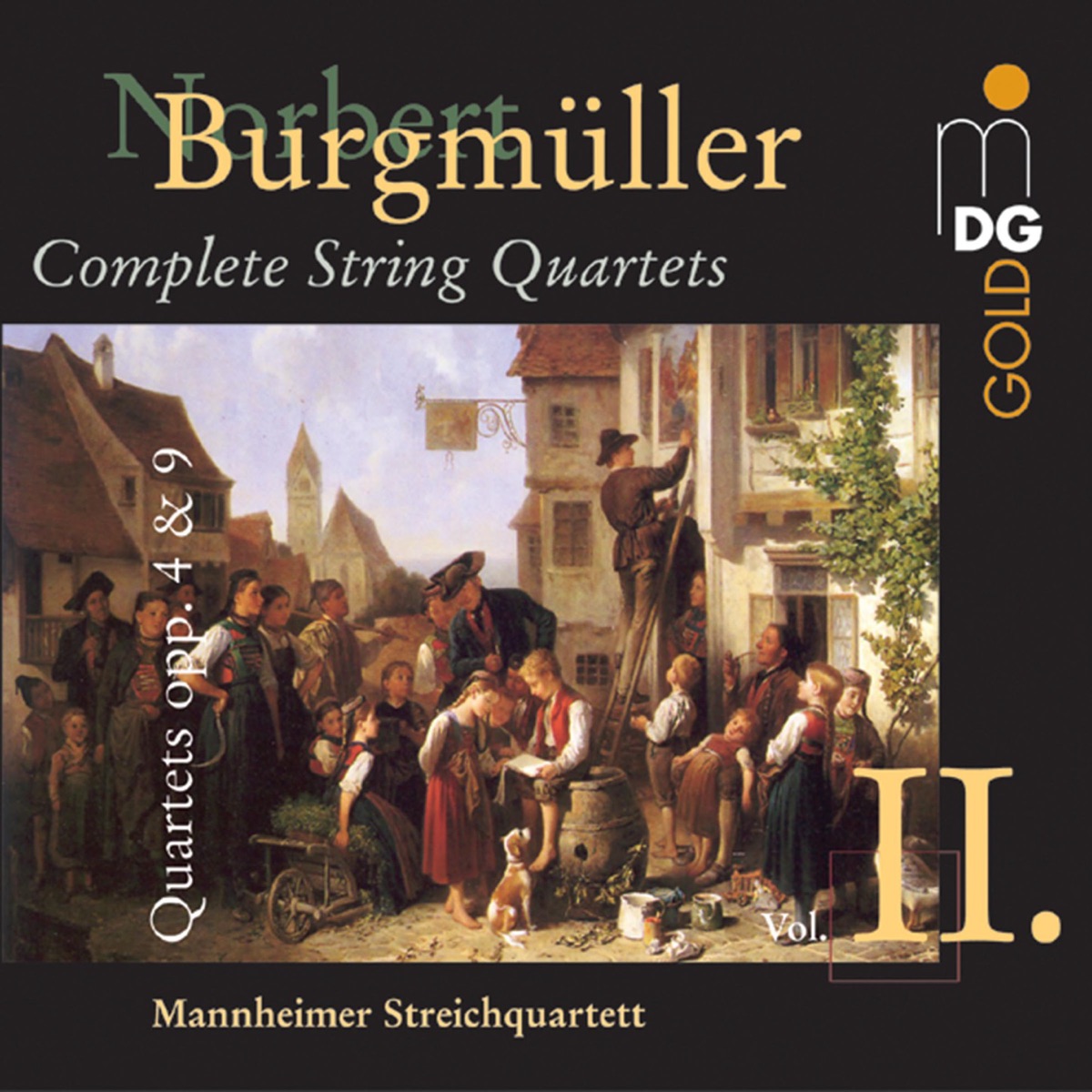 Burgmüller: Complete String Quartets, Vol. 2 by Mannheimer Streichquartett album cover