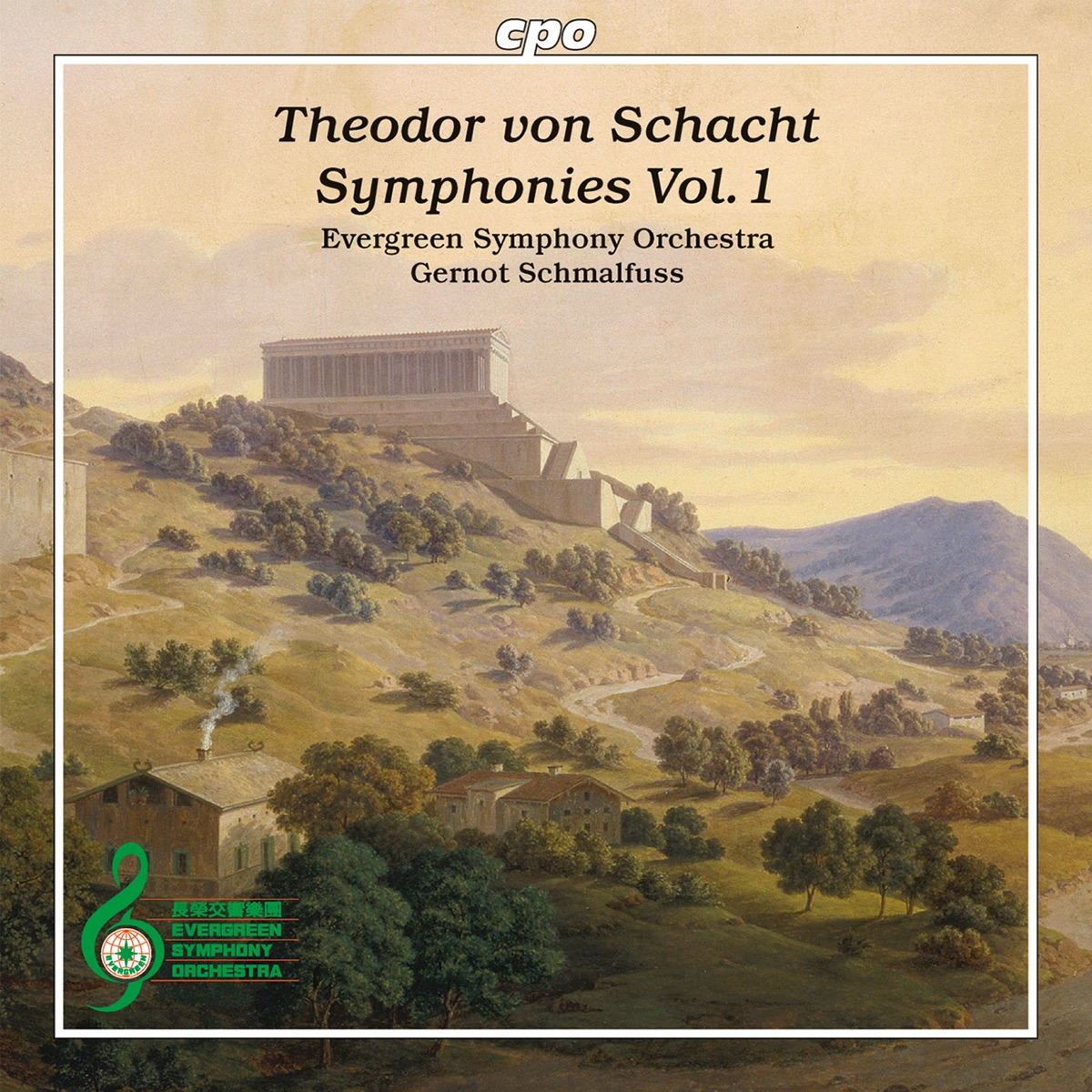 Schacht: Symphonies Vol. 1 by Evergreen Symphony Orchestra album cover