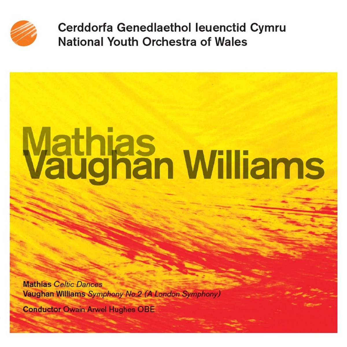 National Youth Orchestra of Wales: Vaughan Williams - Mathias by National Youth Orchestra of Wales & Owain Arwel Hughes album cover
