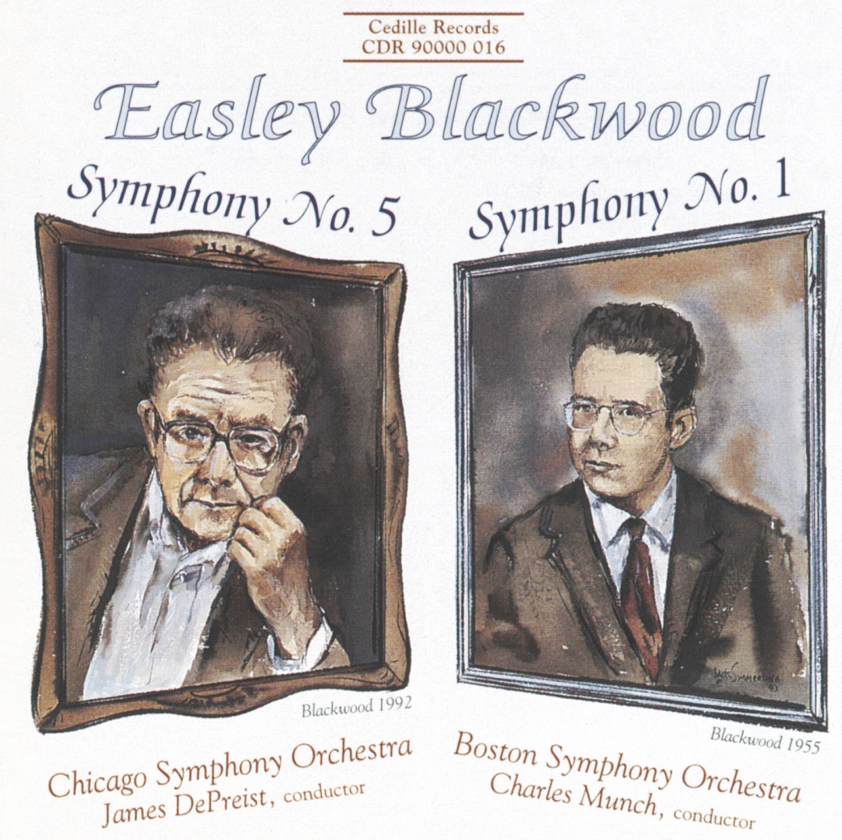 Blackwood: Symphonies Nos. 1 and 5 by Various Artists album cover
