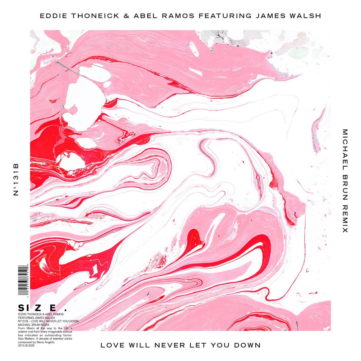 Love Will Never Let You Down (feat. James Walsh) [Michael Brun Remix] - Single by Eddie Thoneick & Abel Ramos album cover