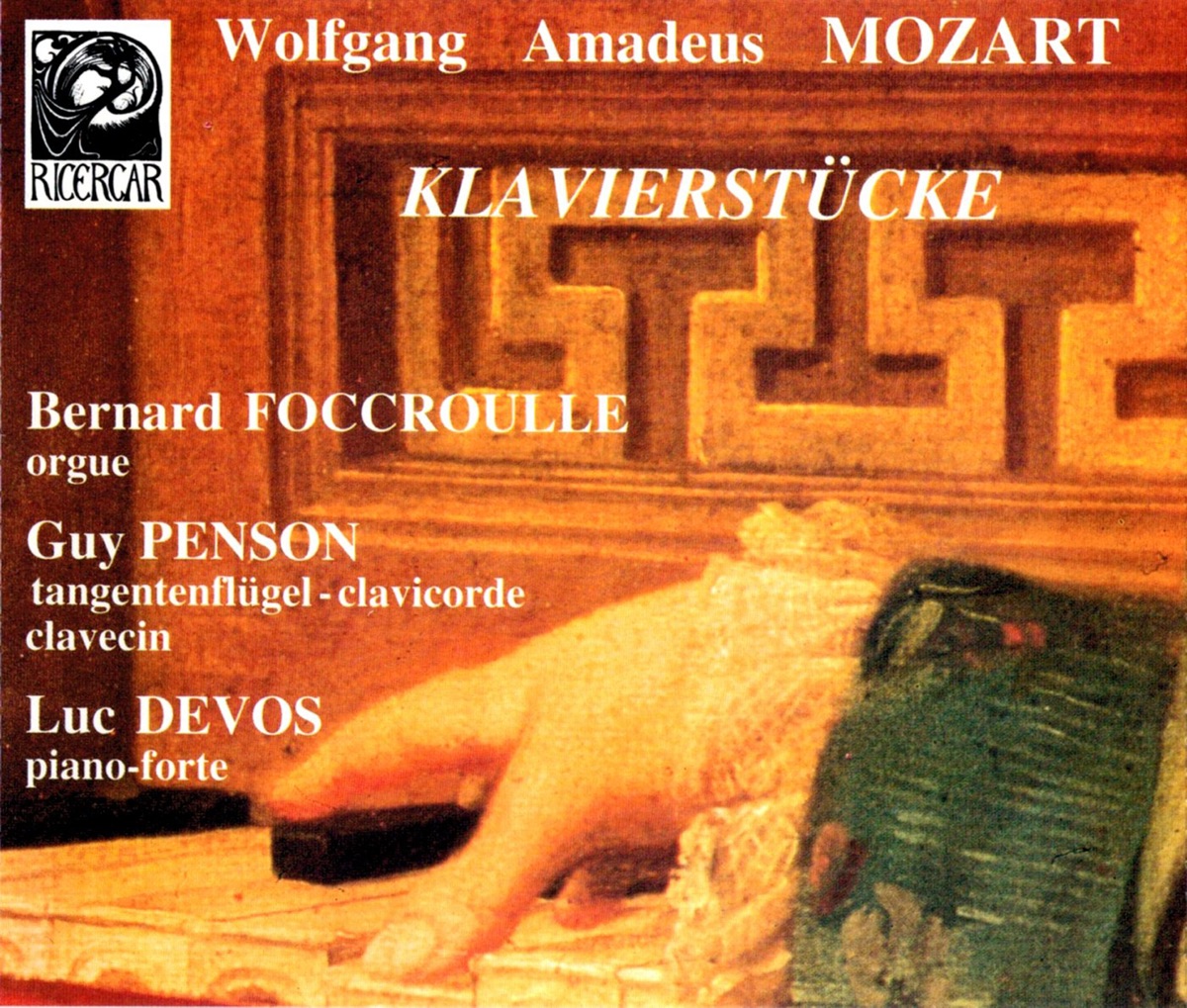 Mozart: Klavierstücke by Bernard Foccroulle, Guy Penson, Luc Devos & Dennis James album cover