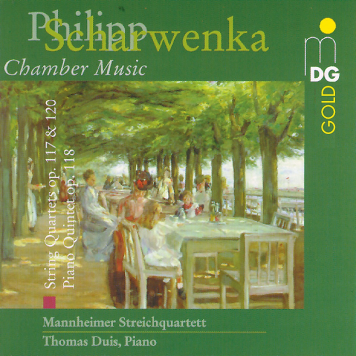 Scharwenka: Chamber Music by Mannheimer Streichquartett & Thomas Duis album cover