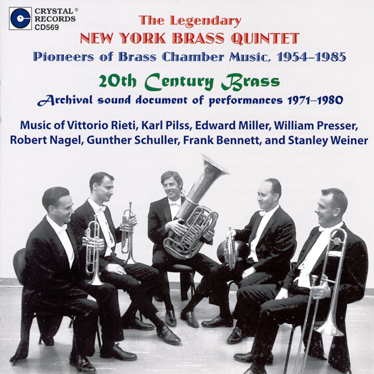 New York Brass Quintet by New York Brass Quintet, Allan Dean, Paul Ingraham, John Swallow & Toby Hanks album cover