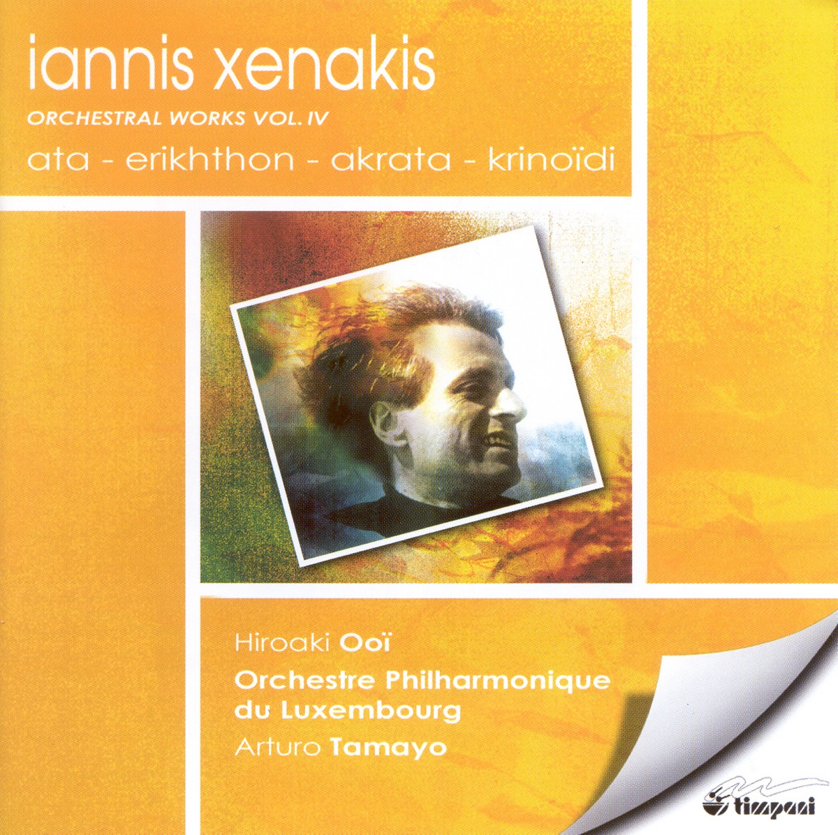Xenakis, I.: Orchestral Works, Vol. 4 - Erikhthon - Ata - Akrata - Krinoidi by Luxembourg Philharmonic Orchestra, Arturo Tamayo & Hiroaki Ooi album cover