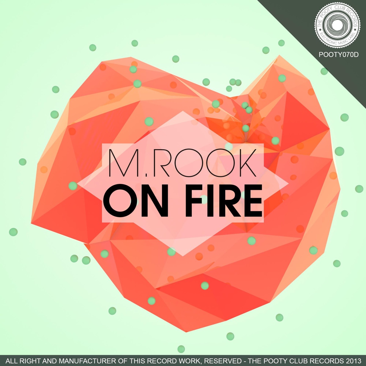 On Fire - Single by M.Rook album cover