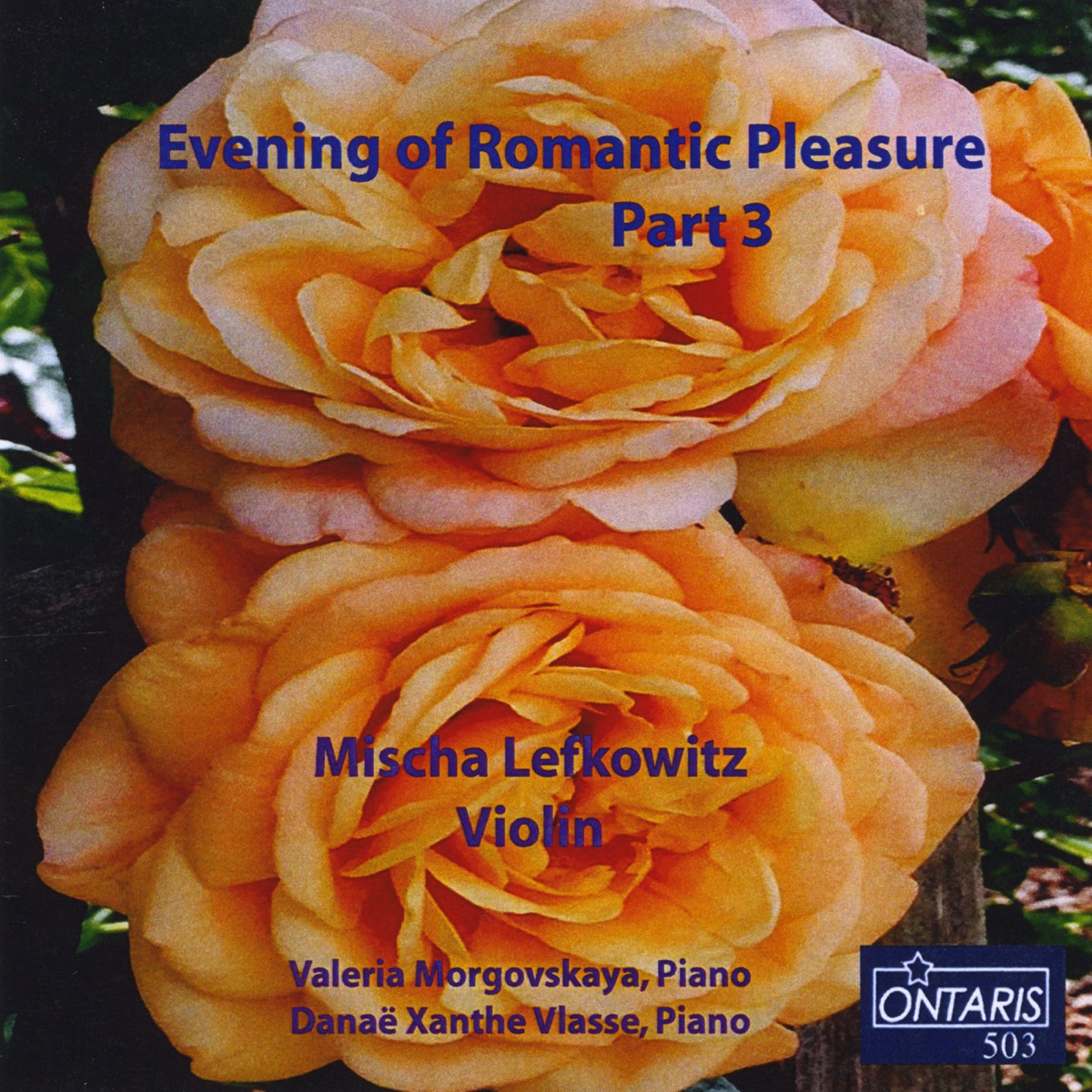 Evening of Romantic Pleasure, Pt. 3: Wieniawski - Komitas - Skoryk - Scriabin - Albeniz - Tchaikovsky - Rachmaninov - Fibich - Ravel - Vlasse by Mischa Lefkowitz album cover
