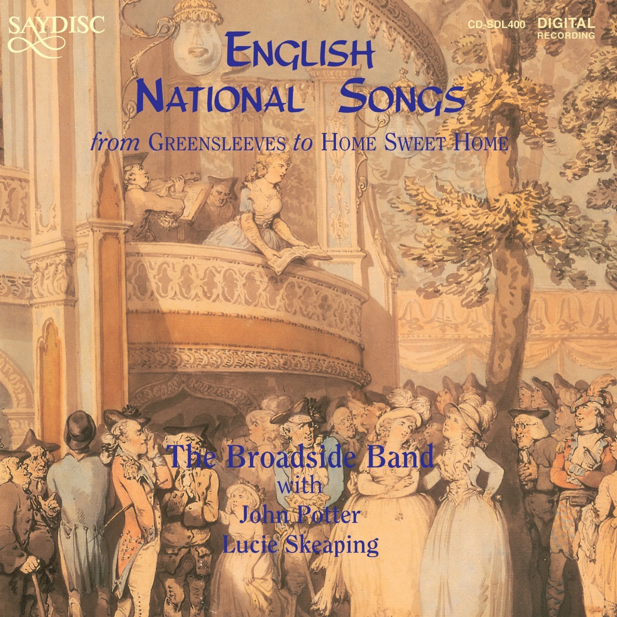 English National Songs by John Potter, Deborah Roberts & The Broadside Band album cover