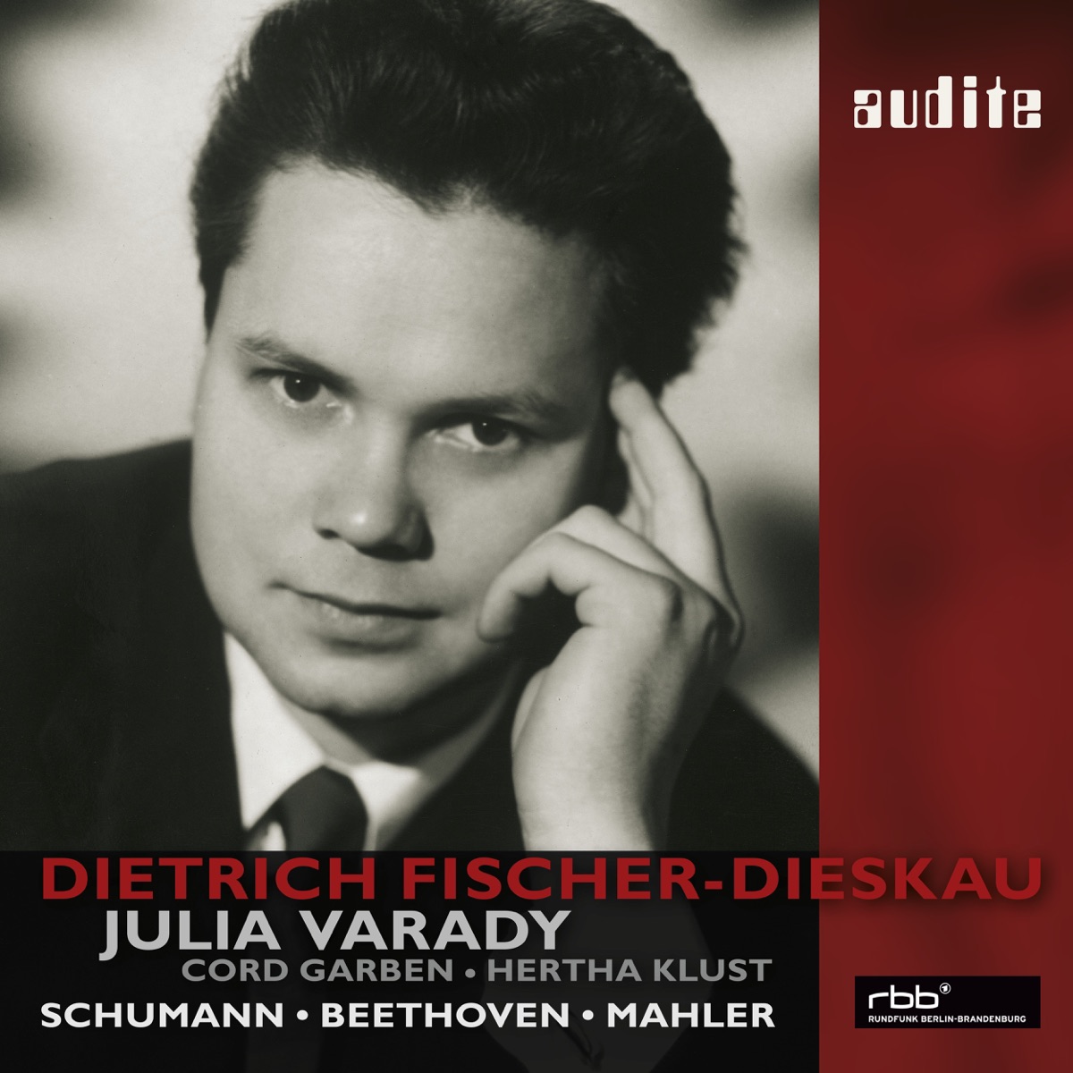 Dietrich Fischer-Dieskau sings Beethoven, Mahler and Schumann Duos with Julia Varady by Dietrich Fischer-Dieskau, Julia Varady, Cord Garben & Hertha Klust album cover