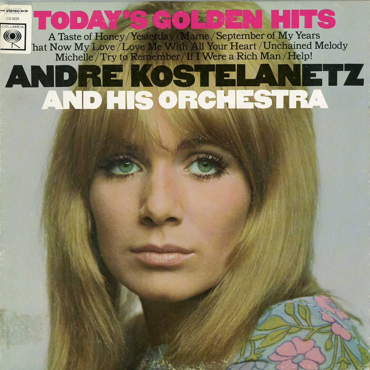 Today's Golden Hits by Andre Kostelanetz and His Orchestra album cover
