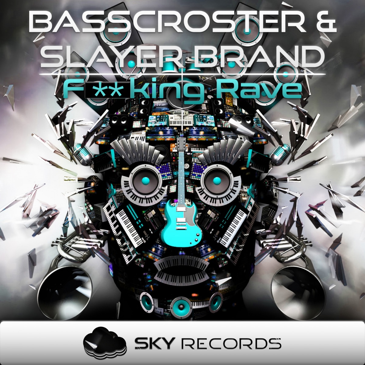 F**king Rave - Single by Basscroster & Slayer Brand album cover
