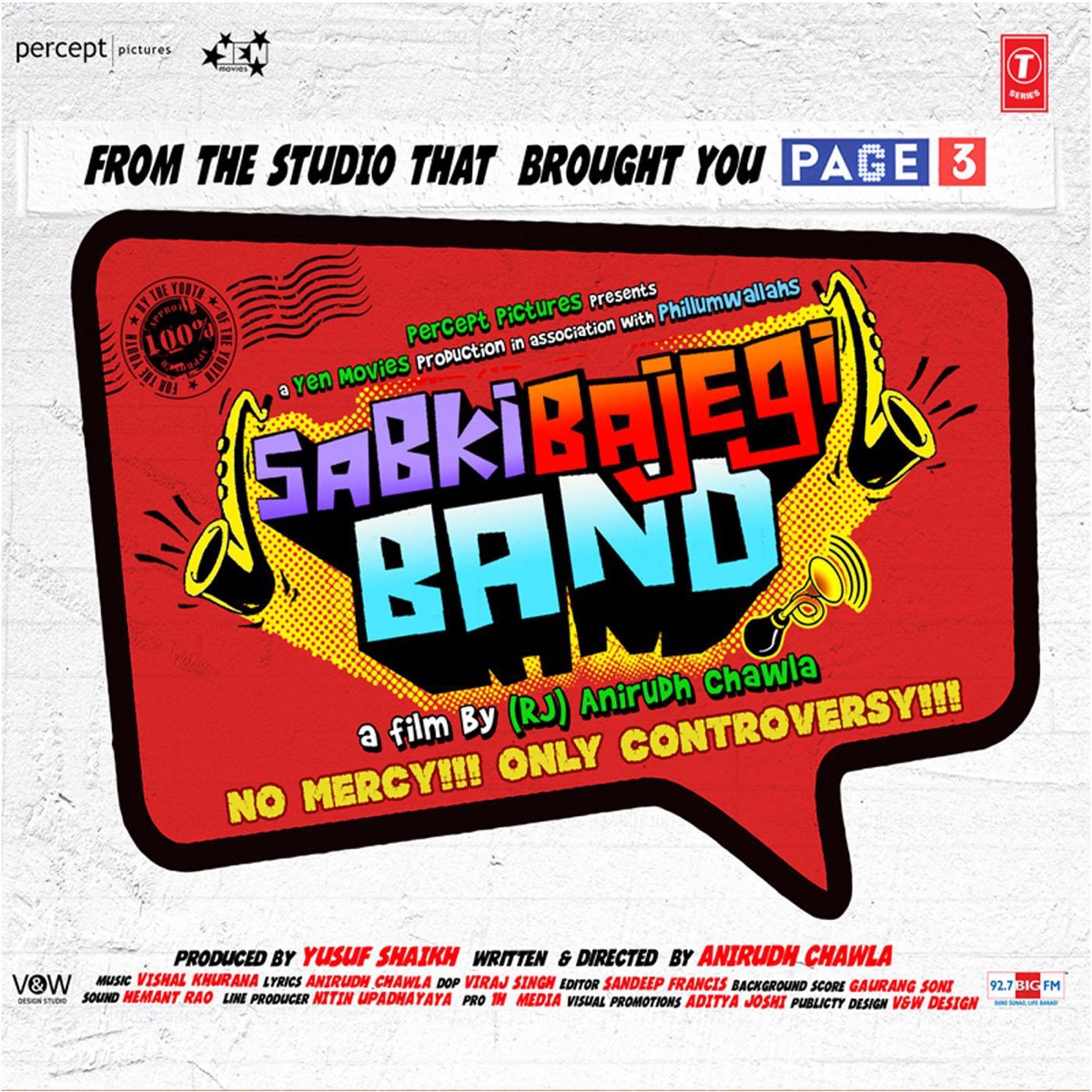 Sabki Bajegi Band (Original Motion Picture Soundtrack) - EP by Vishal Khurana & Tauseef Akhtar album cover