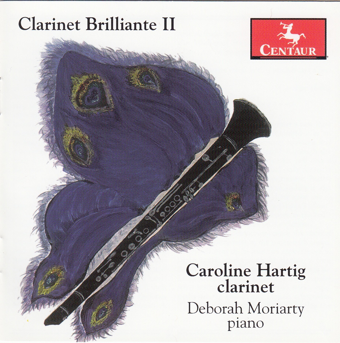 Clarinet brilliante II by Caroline Hartig & Deborah Moriarty album cover